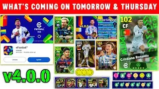 eFootball v4.0.0 Update | Free Coin, New Campaign | What Is Coming On Monday & Thursday In eFootball