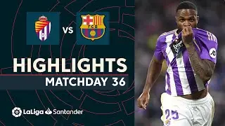 Resumen de Real Valladolid vs FC Barcelona (3-1)