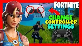 How to CHANGE CONTROLLER SETTINGS in FORTNITE ✅2024 GUIDE- CUSTOMIZE Setting(PS4/PS5/XBOX/PC/SWITCH)