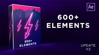 Motions Graphics 600+ Elements Pack | After Effect Tutorial