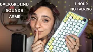 1 HOUR ASMR no talking| THE PERFECT SOUNDS TO STUDY, WORK, SLEEP,