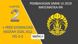 Pembahasan Matematika IPA SIMAK UI 2019 (No. 3 - 5)