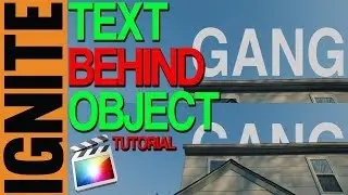 How To: Final Cut Pro Tutorial For Beginners (Text Behind An Object)