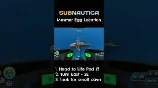 Subnautica Mesmer Egg Location #shorts  #subnautica