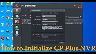 cp plus : how to initialize cp plus nvr || CP PLUS NVR को कैसे चालू करें