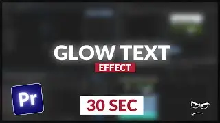 How to Make GLOW text EFFECT | Premiere Pro