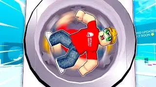 RAGDOLLED inside a WASHING MACHINE!! (Roblox Simulator)