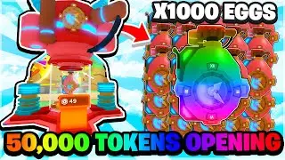 50,000 TOKENS TIMEMACHINE EGG OPENING In Roblox Clicker Simulator