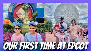 👨‍👩‍👧‍👧FAMILY VACATION✈️  FIRST TIME AT DISNEY EPCOT‼️