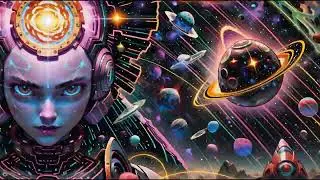 Empowered  Mind 4k Psychedelic AI Graphic Visuals