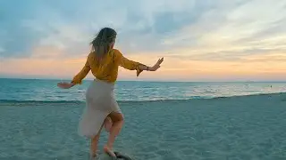 Бачата на закате у моря / Sunset Bachata / Женский стиль / бачата соло