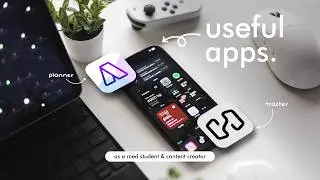 apps i ACTUALLY use to be productive as med student & content creator 2024