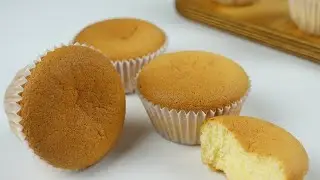 Cotton Soft Sponge Cupcakes | No Baking Powder