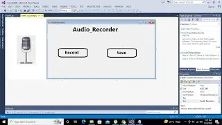 how to record audio in c# | record Audio in visual studio | simplest program for sound recording c#