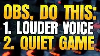 How to enable OBS Auto Duck: MAKE GAME QUIET WHEN I TALK SO MY VOICE CAN BE HEARD