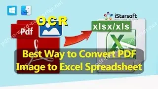 Best Way to Convert PDF Image to Excel Spreadsheet