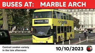 London buses at Marble Arch 10/10/2023