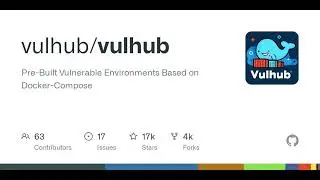 GitHub - vulhub/vulhub: Pre-Built Vulnerable Environments Based on Docker-Compose
