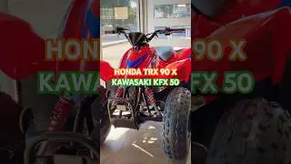 Honda and Kawasaki ATVs #honda #kawasaki #atv