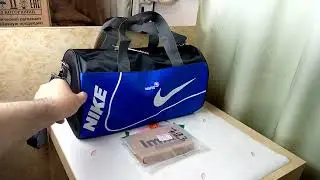 Сумка спортивная и кошелек кожа