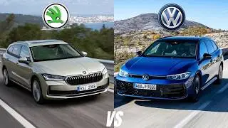 2024 Skoda Superb Combi vs 2024 VW Passat Combi: The Ultimate Wagon Showdown