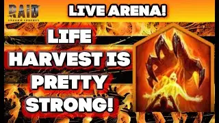 TRY OUT LIFE HARVEST BLESSING IN LIVE ARENA! Raid: Shadow Legends