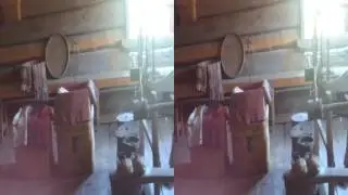 Khokhlovka hut 3D videos without glasses