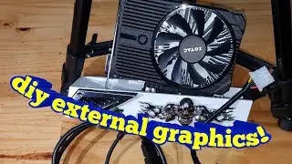 CHEAP! external graphics with Gtx 1050 and nintendo parts 'egpu'