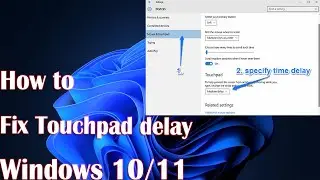 How to fix Touchpad delay on Windows 11/10