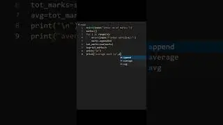 Find Average Mark using Python, #tech #python