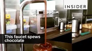 This Australian cafe has a faucet that spews chocolate