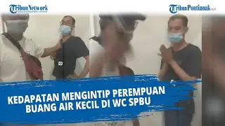 Viral ❗ Pria Kedapatan Mengintip Perempuan Buang Air Kecil di WC SPBU