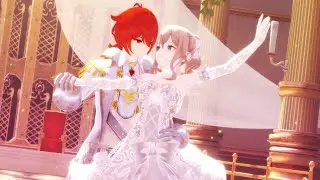 honeymoon un deux trois | Jean x Diluc | MMD Genshin Impact dancing