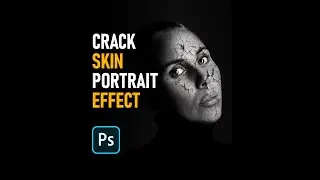 Cracked skin effect in Photoshop