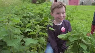 AV Browne Work | National Trust | Little Rangers | Reuben and Eva tackle weeds and go bird spotting