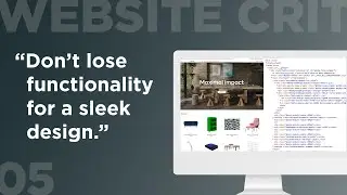 E-commerce site built with Gatsby JS // Website Critique 05