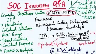 SOC Analyst Interview Questions and Answers | Part 1 | SOC Interview Questions and Answers| Security