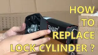 How to replace the wheelchair Handcycle lock cylinder?