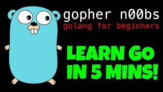 GET STARTED IN GO IN 5 MINUTES!!!  Golang Tutorial for Beginners