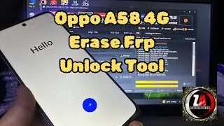 Oppo A58 4G Frp Bypass With Unlock Tool | Oppo A58 Erase Frp With Unlock Tool | Za Mobile Tech