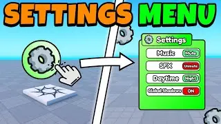 HOW TO MAKE A BASIC SETTINGS MENU | Roblox Studio (FULL GUIDE + CUSTOMIZABLE)