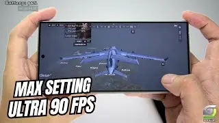 Samsung Galaxy S24 Ultra PUBG New State Max Setting Update | Ultra 90 FPS