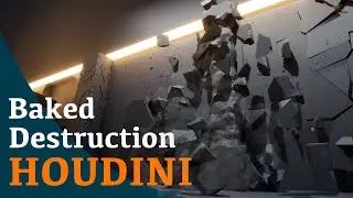 Pre-Baked Destruction in Unreal Engine || Houdini Tutorial