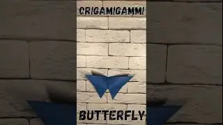 🦋Оригами БАБОЧКА из бумаги A4🦋Origami BUTTERFLY made of A4 paper🦋#shorts #origami #a4 #butterfly