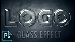 Glass Text/Logo Effect | Photoshop Tutorial + PSD File