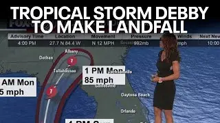 Tropical Storm Forecast: Hurricane Debby looms