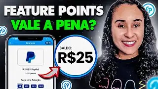 [SAQUEI $5] App Para Ganhar Dinheiro Em Dólar No Celular | Feature Points Paga Mesmo?