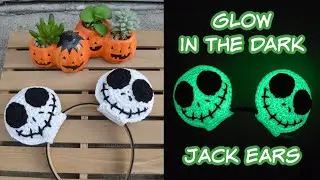 Crochet Jack Skellington Ears 🎃 | Nightmare Before Christmas | Tutorial