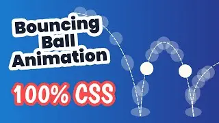 BOUNCING BALL ANIMATION CSS | CSS ANIMATION | CSS ONLY #css#css tutorial #css animation