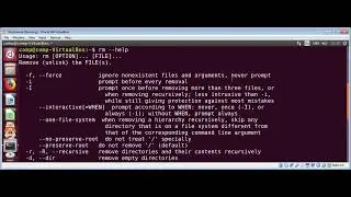 Linux rm and rmdir command to Remove Files and Directories